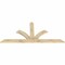 Ekena Millwork Richland Rough Sawn Timber Gable Bracket, Douglas Fir, 96"W x 44"H x 2"D x 6"F, 11/12 Pitch GBW096X44X0206RIC00RDF - alternate 3